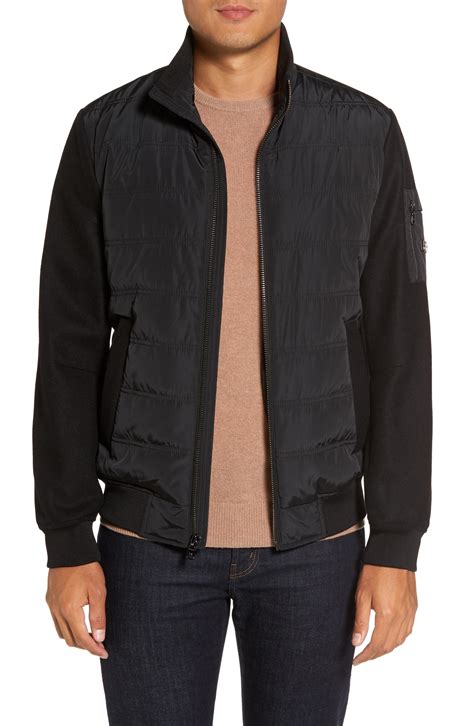 michael kors mens jacket - black